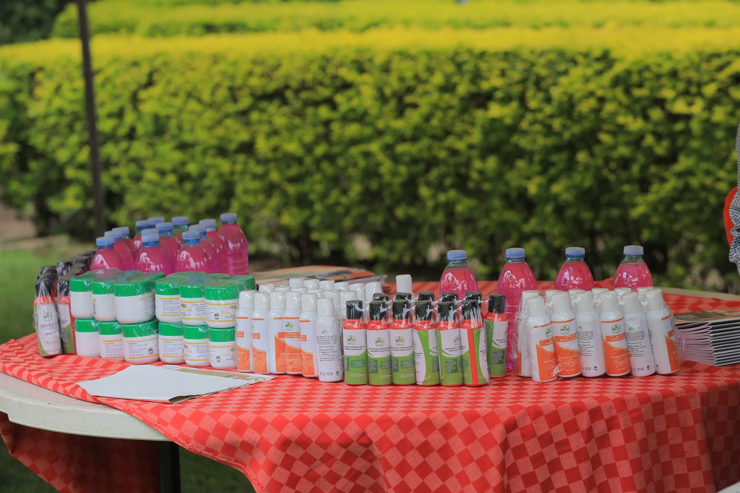 Farmers and agribusiness operators reviewing produce